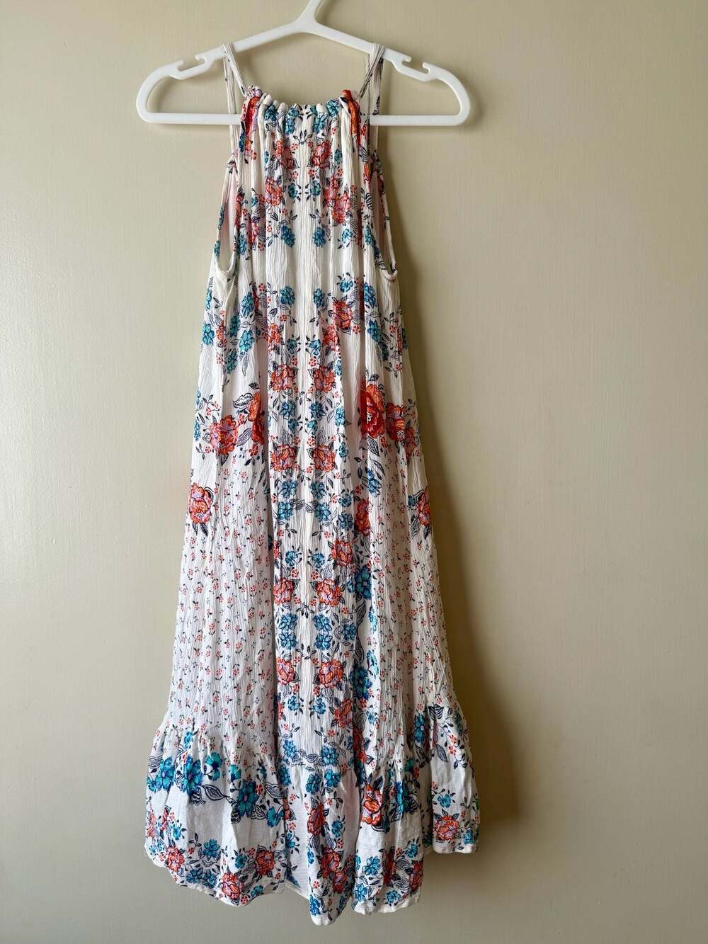 Maurices Floral Sleeveless Swing Dress Size Medium Boho Rayon Lined Midi Dress - Picture 2 of 4